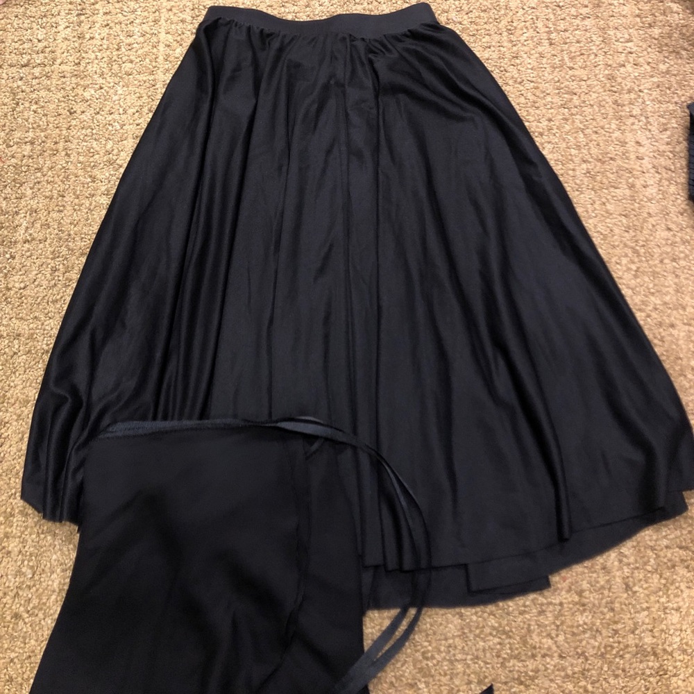 Two Black Dance Skirts